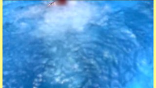 Wifey Wet Shirt in the Pool with Perfect Braless Tits