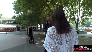 Cute 21yo babe got humiliated in public