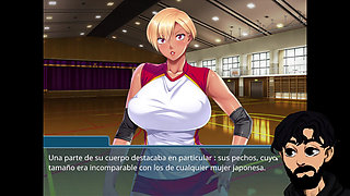 Oh, Yes! Kasshoku Bitch Hitozuma no Seiyoku Kaishou. A brunette milf helps the protagonist lose his virginity. Sub Spanish Part 1