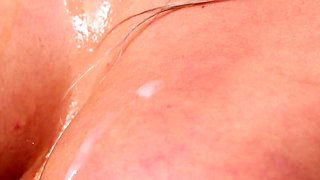Husband watches Milf Suck Glory Hole cock
