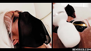 DP Fuck Machine Squirts Everywhere