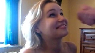 Cam; Teen 18+ Sucks Cock And Gets A Facial