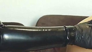 Femdom Extreme Anal Fisting of Submissive Cuckold