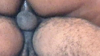 Anal Creampie _ Naughty Believer with a Big Ass Sitting on the Pastor Until His Ass Is Full of Cum