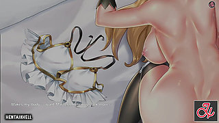 Nymphomaniac College Girl Squirts From Fisting Her Anus  Hentai Uncensored  Love Tavern
