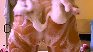 Great Big Boobs On Masturbating Redhead