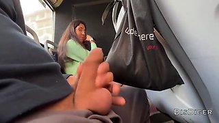 A Stranger Girl Jerked Off And Sucked My Dick A Bus Full Of People