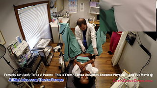 Nikki Stars’ New Student Gyno Exam By Doctor From Tampa On Spy Cam
