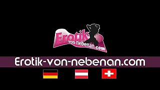 Hot German amateur orgy with Jenny Smart - creampie gangbang & cum swallow