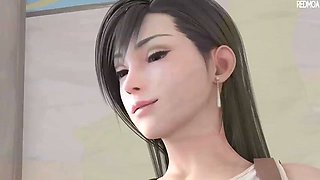 Tifa fanservice Redmoa