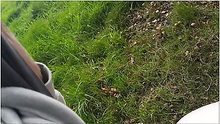 Love Being Fucked Outside And Gargling Cum