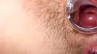 Orgasm in Close up During Open Pussy Using a Speculum