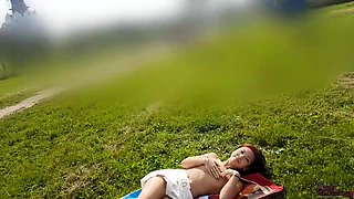 Petite amateur redheaded teen pisses and sucks cock