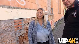 Vip4k. guy seduces big-tittied girl into fooling around by boyfriend