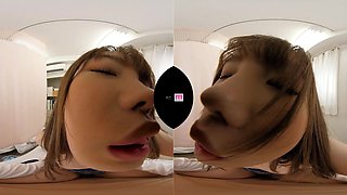 Delightful Japanese seductress thrilling VR video