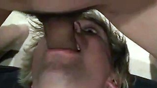 Big Cock Amateur Face Blasts Twink After Blowjob