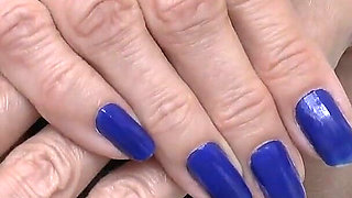 My Long Blue Fingernails Make You Weak, JOI, Lady Victoria Valente