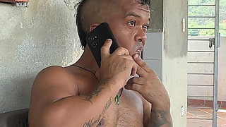 Horny Little Dwarf Is Sad Because His Girlfriend Left Him, so He Calls His Sexy Neighbor to Comfort Him by Letting Him Fuck