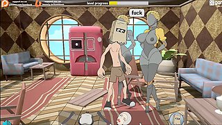 Sci-fi robots get wild with some serious ass-fucking fun