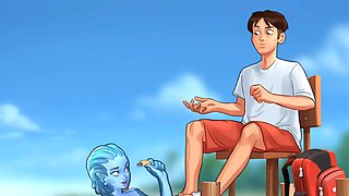 Hentai cartoon adventure with frolicking fun