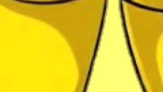 Wife Cheats on Her Husband with a Fitness Trainer. Cartoon. Simpsons Parody