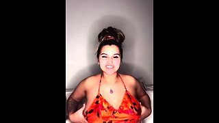 Beautiful brunette with big boobs jerk off instrucions