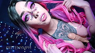 Cosplay Elf Solo Dildo Masturbation