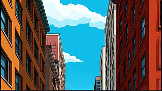 Cuckold's Sexual Fantasies. Cartoon. Parody