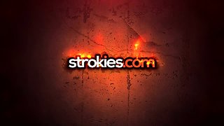 Strokies Harmony Rivers twerking spanking handjob