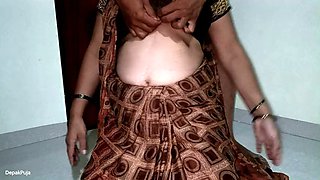 Desi village woman kissed me 4K Vi ear to press her big boobs, enjoyed bath, inserted whole dick in my pussy but didnt ejaculate
