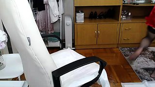 Sexy teen ebony solo toy masturbation