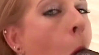 This MILF Likes Toying with Her Nasty Snatch to Get to the Good Interracial Slamming