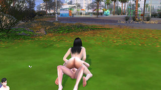 The Sims Sex with Big Boobs Girlfriend