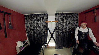 Goddess Andreea's Smoking Fetish: Human Ashtray Slave Submission