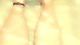 Bathtime fun.