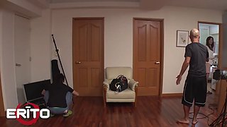 Erito - all-natural cougar gets into an orgasmic gangbang, a dirty bukkake and a cascading internal cumshot