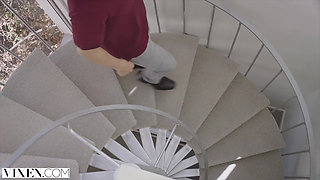 VIXEN - Step sister teaches step brother how to fuck
