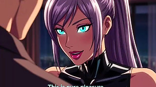 Deadly Cyborg Assassin Nova Seduces & Grinds Her Target Victor in Luxury Penthouse Hot 3D Anime Passion