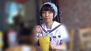 Sexy Asian Japanese Teen Suckin and Finger
