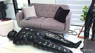 Inflatable Suit Edging and Denial, Part 2 - Alex Latex