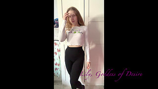 Shy but Very Sexual Girl Does a Striptease