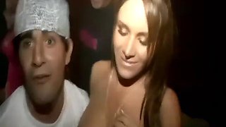 Petite teen fingered and fucked hard in POV coed party sesh