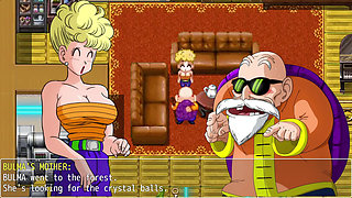 Kame Paradise - Roshi Fucking Panchy at Bulma's House