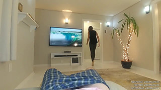 Jerking My Boyfriend off with My Panties