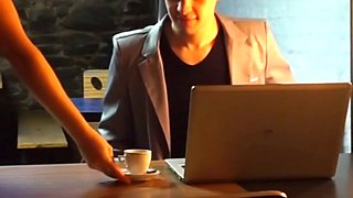 Secretary Likes Coffee with Semen. Kyle's Latte