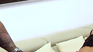 German Curvy BBW Girl with Saggy Tits Tricked Her Boyfriend to Cheating Fuck