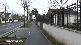 Beautiful Young Brunette with Big Tits Seduced by Porn Actor