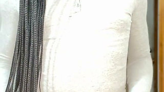 Naima masturbates and shoots huge nut
