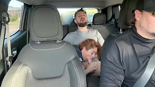Uber Driver Watches Couple Fuck in Back Seat