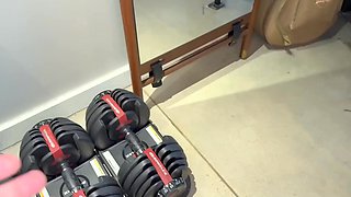 Curvy redhead works out on his hard cock this time POV